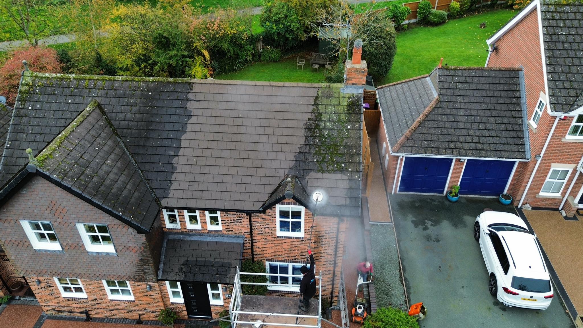 Professional exterior cleaning